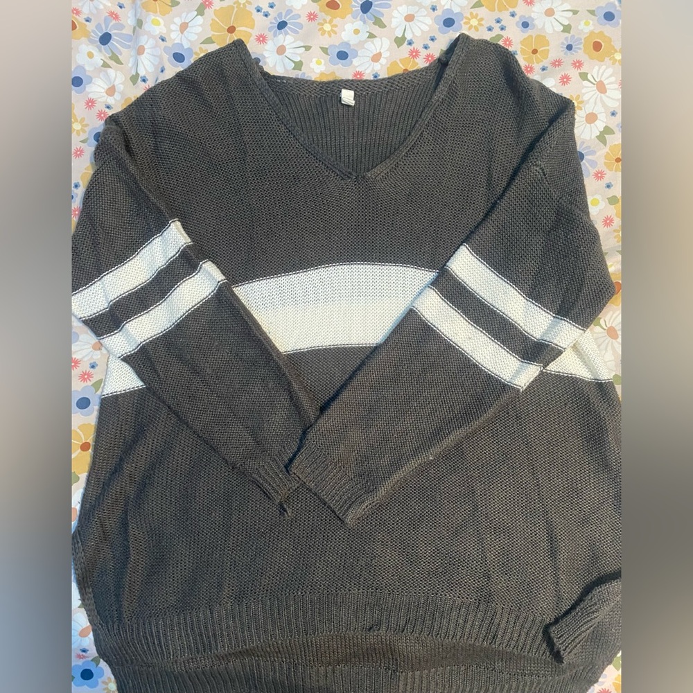 Brown Stripped Sweater